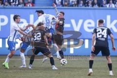 3. Liga; FC Hansa Rostock - FC Ingolstadt 04; Torchance verpasst Sebastian Grönning (11, FCI) Simon Lorenz (32, FCI) Gürleyen Ahmet (15 HR) Mejdr Jan (19 HR) Gustav Christensen (24, FCI)