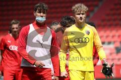 Im Bild: Julian Bock (TW #22 FCI B-Junioren

Fussball - B-Junioren - Relegation 2021  - FC Ingolstadt 04 - SSV Jahn Regensburg -  Foto: Ralf Lüger/rsp-sport.de