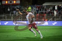 3. Liga; FC Viktoria Köln - FC Ingolstadt 04; Alleingang zum Tor Yannick Deichmann (20, FCI) Tor Jubel Treffer 0:1