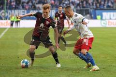 2.BL; Hamburger SV - FC Ingolstadt 04; Christian Gebauer (22, FCI) Muheim Miro (28 HSV)