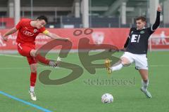 Bayernliga Nord - Saison 2023/24 - FC Ingolstadt 04 II - DJK Ammerthal - Fabian Cavadias (Nr.16 - FCI) - Kaiser Marcel schwarz Ammerthal  - Foto: Meyer Jürgen