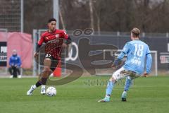 3. Liga; Testspiel - FC Ingolstadt 04 - Chemnitzer SC; David Udogu (47, FCI) Stanley Keller (18 CSC)