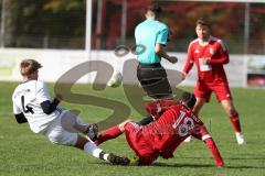 Kreisklasse - Saison 2023/2024 -SV Stammham - TSV Kösching - Michael Lang rot Kösching - Timo Weber weiss Stammham - Foto: Meyer Jürgen