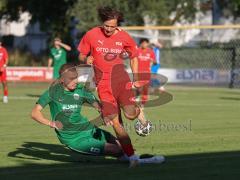 Landesliga - Saison 2026/27 - SV Manching - FC Memmingen II - Dzenis Seferovic (Nr.6 - SV Manching) - Hill Noah rot Memmingen - Foto: Meyer Jürgen