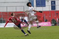 3. Liga - SpVgg Unterhaching - FC Ingolstadt 04 - Francisco Da Silva Caiuby (13, FCI) Schröter Felix (29 SpVgg)