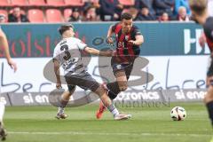 3. Liga; FC Ingolstadt 04 - SV Sandhausen; Zweikampf Kampf um den Ball Ehlich Christoph (3 SVS) Marcel Costly (22, FCI)