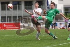 A-Klasse - Saison 2023/24 - TSV Gaimersheim II - FC Gerolfing II-  - Nico Moser weiss Gaimersheim - Florian Uslar grün Gerolfing - Foto: Meyer Jürgen