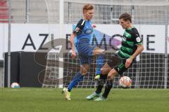 2.BL; Testspiel; FC Ingolstadt 04 - SpVgg Greuther Fürth; Christian Gebauer (22, FCI) Christiansen Max (13 Fürth)
