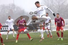 3. Liga; Testspiel, FC Ingolstadt 04 - 1. FC Heidenheim; Arian Llugiqi (25, FCI) Thomas Keller (27 HDH) Kühlwetter, Christian (24 HDH)