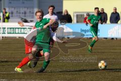 Bezirksliga OBB Nord - SV Manching - FC Schwabing München - Rainer Meisinger (#19 Manching) wird gefoelt von Hinrichs Rafael weiss Schwabing und bleibt längere Zeit verletzt am Boden liegen - Foto: Jürgen Meyer