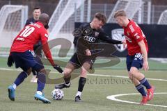 Bayernliga Süd - Saison 2021/2022 - FC Ingolstadt 04 II -  SpVgg Unterhaching - Gabriel Zirngast #10 FCI - Foto: Meyer Jürgen