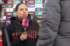 3. Liga; FC Ingolstadt 04 - SV Sandhausen; vor dem Spiel Cheftrainerin Sabrina Wittmann (FCI) Interview