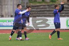 A-Klasse- Saison 2024/25- MTV Ingolstadt - VFB Friedrichshofen - Andrii Sapunov #8 lila MTV - jubel  - Manuel Avila Azancot #14 MTV rechts - Foto: Meyer Jürgen