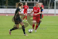 2. Frauen-Bundesliga - Saison 2021/2022 - FC Ingolstadt 04 - SV Meppen - Ebert Lisa (#10 FCI) - Rolfes Nina schwarz Meppen - Foto: Meyer Jürgen