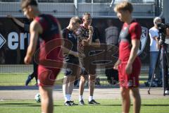 3. Liga - Saison 2026/27 - 1. Trainingseinheit mit Achim Beierlorzer - Cheftrainer Achim Beierlorzer (FCI) - Co-Trainer Markus Feldhoff (FCI) - Foto: Meyer Jürgen