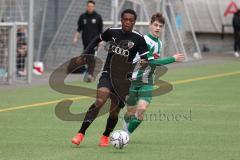 Landesliga Bayern - U17 - B-Junioren - Saison 2022/2023 - FC Ingolstadt 04 II - SV Schalding - Heining  - Asoegwu Emmanuel schwarz FCI - Foto: Meyer Jürgen