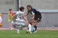 2. Bundesliga Frauen - Saison 2023/24 - FC Ingolstadt 04 Frauen - Turbine Potsdam - Katharina Böhm (Nr.25 - FCI) - Ito Sara weiss Potsdam - Foto: Meyer Jürgen
