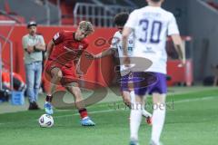 3. Liga; FC Ingolstadt 04 - Erzgebirge Aue; Max Plath (14 FCI) Fabisch Jonah (20 Aue)