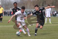 Bayernliga Nord - Saison 2024/25 - FC Ingolstadt 04 II - TSV Kornburg - Davide Sekulovic (Nr.7 - FCI U21) - Kestel Christian schwarz Kornbuch - Foto: Meyer Jürgen