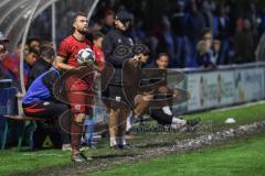 Toto Pokal; FC Sportfreunde Schwaig - FC Ingolstadt 04; Einwurf Yannick Deichmann (20, FCI)
