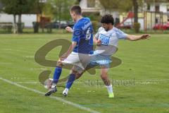 Kreisklasse - Saison 2025/26- TSV Großmehring - SV Oberstimm-  - Leutrim Russo weiss Oberstimm - Michael Kaps blau Großmehring - Foto: Meyer Jürgen