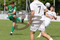 Bezirksliga - Saison 2024/25 - FC Gerolfing - SV Waldeck-München - Philipp Haunschild (Nr.12 - FC Gerolfing) - XXXXX - Foto: Meyer Jürgen