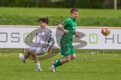 Landesliga - Saison 2024/25 - SV Manching - FC Kempten - Sebastian Graßl (Nr.10 - SV Manching) - Graf Marcel weiss Kempten - Foto: Meyer Jürgen