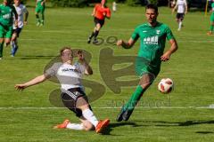 Kreisliga - TSV Baar Ebenhausen - TSV Gaimersheim - Moritz Heilek weiss Ebenhausen - Zoltan Vati grün Gaimersheim - Foto: Jürgen Meyer