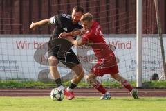 Kreispokal - Saison 2025/26- SV Eitensheim- TSV Gaimersheim  - Thomas Schreiner (Nr.10 - TSV Gaimersheim) - Mathias Ernst rot Eitensheim - Foto: Meyer Jürgen