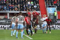 3. Liga; FC Ingolstadt 04 - TSV 1860 München; Ecke Kopfball Patrick Schmidt (9, FCI) Calvin Brackelmann (17, FCI) Morgalla Leandro (39 TSV) Donald Nduka (42, FCI) Hans Nunoo Sarpei (18 FCI) Wörl Marius (38 TSV) Lex Stefan (7 TSV)