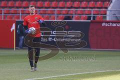 3. Liga - FC Ingolstadt 04 - 1. FC Kaiserslautern - Warmup Torwart Fabijan Buntic (24, FCI)