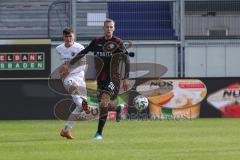 3. Liga - SV Wehen Wiesbaden - FC Ingolstadt 04 - Thomas Keller (27, FCI) Gustaf Nilsson (SVW 29)