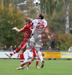 1.FC Nürnberg - FC Bayern II -Testspiel in Baar-Ebenahusen - links Stefan Riess und rechts Javic Pinola