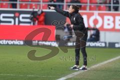 3. Liga - Saison 2024/25 - FC Ingolstadt 04 - 1. FC Saarbrücken - XXXXX - XXXXX - Foto: Meyer Jürgen - Cheftrainerin Sabrina Wittmann (FCI)