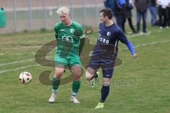 Kreisklasse - Saison 2024/25- SV Lippertshofen - TSV Etting - Florian Hiss grün Lippertshofen - Christian Redl blau Etting - Foto: Meyer Jürgen