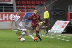 3. Liga - FC Ingolstadt 04 - Türkgücü München - Dominik Franke (3 FCI) Sararer Sercan (10 Türkgücü)