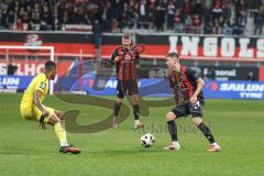 3. Liga; FC Ingolstadt 04 - Alemannia Aachen; Gustav Christensen (24, FCI) Heister Florian (19 AA) Benjamin Kanuric (8, FCI)