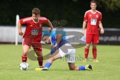 Kreisklasse - Saison 2023/2024 - TSV Ingolstadt Nord - TSV Kösching- Kerem Düzgün blau Ing Nord - Mark Kocima #6 rot Kösching - Foto: Meyer Jürgen