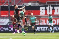 3. Liga; FC Ingolstadt 04 - VfB Lübeck; Pascal Testroet (37, FCI) Löhden Jannik (30 VfB)