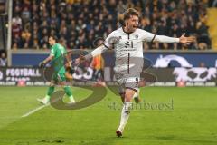 3. Liga; Dynamo Dresden - FC Ingolstadt 04; Tor Jubel Treffer Tim Heike (9, FCI)