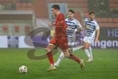 3. Liga; FC Ingolstadt 04 - MSV Duisburg; Julian Kügel (29, FCI) Fleckstein Tobias (5 MSV)