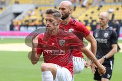 2.BL; Dynamo Dresden - FC Ingolstadt 04, Warmup Jan Hendrik Marx (26, FCI)