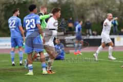 Toto Pokal; Halbfinale; FV Illertissen - FC Ingolstadt 04; Tor Jubel Treffer Sebastian Grönning (11, FCI) Max Dittgen (10, FCI) David Udogu (23 FVI) Torwart Felix Thiel (1 FVI) Niklas Jeck (22 FVI)