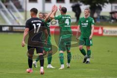 Bezirksliga - Saison 2024/25 - Freundschaftsspiel - SV Manching - TSV Gaimersheim -  Der 3:0 Führungstreffer durch - Maximilian Eberwein (Nr.4 - SV Manching) - jubel -  - XXXXX - Foto: Meyer Jürgen