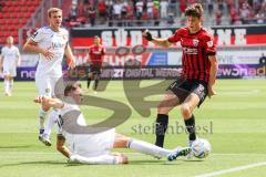 3.Liga - Saison 2022/2023 - FC Ingolstadt 04 -  1. FC Saarbrücken - Röhl Merlin (Nr.34 - FCI) - Foto: Meyer Jürgen