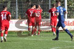 Kreisliga - Saison 2022/2023 - Türk.SV Ingolstadt - SV Menning - Der 1:0 Führungstreffer durch Eray Genc rot Türk SV - jubel - Foto: Meyer Jürgen