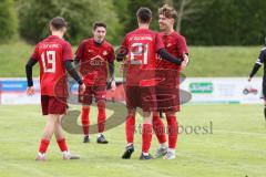 Kreisklasse - Saison 2023/24 - SV Zuchering - TSV Baar/Ebenhausen -  Der 2:0 Führungstreffer durch Leander Friedl rot Zuchering - jubel - Foto: Meyer Jürgen