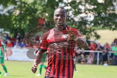 Vorbereitungsspiel - Testspiel - FC Ingolstadt 04 - VFB Eichstätt  - Der 1:0 Führungstreffer durch Doumbouya Moussa (#27 FCI) - jubel - Foto: Jürgen Meyer