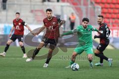 3. Liga; FC Ingolstadt 04 - 
SV Sandhausen; Lukas Fröde (34, FCI) El-Zein Abu-Bekir (6 SVS) Yannick Deichmann (20, FCI)