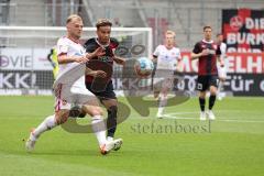 2.BL; FC Ingolstadt 04 - 1. FC Nürnberg - Geis Johannes (5 , 1.FCN) Hawkins Jaren (20 FCI)